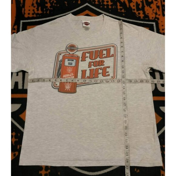 Harley-Davidson T-shirt Large Men, FUEL FOR LIFE Hays, Kansas - Picture 5 of 5